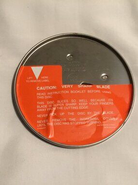 Cuisinart Pro Custom 11 4mm Slicing Disc Blade DLC-844TX OEM for DLC-8 DLC-10